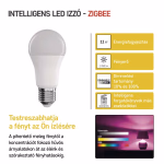 GoSmart LED izzó - A60-körte - E27 - 11W (75W) - 1050 lm - RGB - dimmelhető - Zigbee thumbnail 5