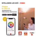 GoSmart LED izzó - A60-körte - E27 - 11W (75W) - 1050 lm - RGB - dimmelhető - Zigbee thumbnail 6