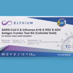 Elysium RSV + Covid antigén + ADV + Influenza A-B kombó önellenőrzésre alkalmas gyorsteszt. CE thumbnail 3