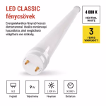 LED Fénycső T8 9 W 1000 lm 60 cm, természetes fehér thumbnail 3