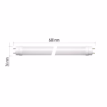 EMOS LED Fénycső T8 9 W 1 000 lm 60 cm, Hideg fehér thumbnail 2
