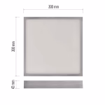 EMOS LED felületre szerelhető lámpatest NEXXO, négyzet, ezüst, 28,5W, állítható színhőmérséklet thumbnail 3