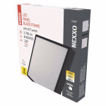 EMOS LED felületre szerelhető lámpatest NEXXO, négyzet, fekete, 28,5W, állítható színhőmérséklet thumbnail 1