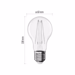 EMOS LED izzó Filament A60 / E27 / 7,8 W (75 W) / 1060 lm / Természetes fehér thumbnail 3