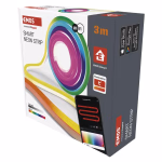 GoSmart Rugalmas LED szalag NEON fehér, 3 m, 24 W, RGBIC dimmelhető, WiFi thumbnail 5