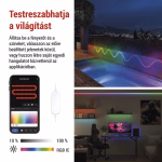 GoSmart Rugalmas LED szalag NEON fehér, 3 m, 24 W, RGBIC dimmelhető, WiFi thumbnail 3