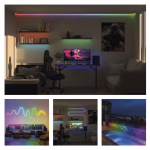 GoSmart Rugalmas LED szalag NEON fehér, 3 m, 24 W, RGBIC dimmelhető, WiFi thumbnail 6