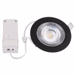 Emos LED beépíthető spotlámpa kör GERI 6,5W, 700lm, 105 × 40 mm, fekete thumbnail 4