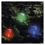 LED fényfüzér – 10x party égő, 5 m, kültéri és beltéri, többszínű thumbnail 6