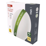 LED mennyezeti lámpatest TIVI, B CLASS, kerek, fehér 8,6W, IP44, Meleg fehér thumbnail 1