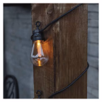 EMOS LED lánc napelemmel - 10x party égő, 5 m, kültéri és beltér, vintage thumbnail 4