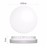 EMOS LED felületre szerelhető lámpatest TORI, kör 15W 1250 lm IP54 természetes fehér thumbnail 3