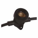 Sorolható fényfüzér 10 db E27 izzóval, START SZETT, 7,35 m, kültéri és beltéri thumbnail 4