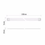 LED lineáris lámpatest MINO 40W, semleges fehér thumbnail 4