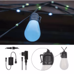 GoSmart LED fényfüzér – 15× parti izzók, 15 m, kültéri és beltéri, RGBIC WiFi thumbnail 5