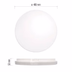 EMOS LED felületre szerelhető lámpatest TORI, kör, 36W természetes fehér IP54 thumbnail 3