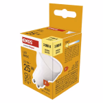 EMOS LED izzó Basic MR16 / GU10 / 2,9 W (25 W) / 250 lm / Meleg fehér thumbnail 2