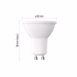 EMOS LED izzó Basic MR16 / GU10 / 2,9 W (25 W) / 250 lm / Meleg fehér thumbnail 3