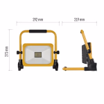 EMOS Profi LED reflektor ACCO, keretes-hordozható, 10.000mAh 3000lm IP54 hideg fehér thumbnail 2