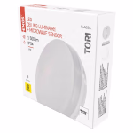EMOS LED felületre szerelhető lámpatest TORI, kör, mozgásérzékelővel 15W 1500lm IP54 természetes fehér