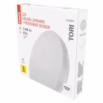 EMOS LED felületre szerelhető lámpatest TORI, kör, mozgásérzékelővel 24W 2400lm IP54 term. fehé thumbnail 1