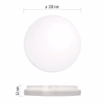 EMOS LED felületre szerelhető lámpatest TORI, kör, mozgásérzékelővel 24W 2400lm IP54 term. fehé thumbnail 3