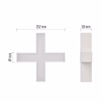 EMOS LED lineáris lámpatest ORTO XCON 15W, semleges fehér thumbnail 2