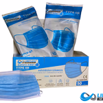 Limitless egészségügyi szájmaszk, kék, 5x10 darab thumbnail 5