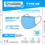 Limitless egészségügyi szájmaszk, kék, 5x10 darab thumbnail 4