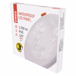 EMOS LED süllyesztett lámpatest VIXXO, kör, 19W 1700lm IP65 természetes fehér thumbnail 4