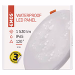 EMOS LED süllyesztett lámpatest VIXXO, kör, 19W 1700lm IP65 természetes fehér thumbnail 3