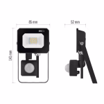 EMOS LED reflektor SIMPO PIR 10W, 1000 lm, természetes fehér, IP44 thumbnail 2