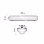EMOS LED porálló lámpa MISTY 18W, 1500–2700 lm, CCT, IP66 thumbnail 2