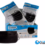 Limitless egészségügyi szájmaszk, fekete, 5x10 darab thumbnail 4