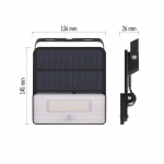 EMOS LED SOLAR reflektor hordozható SOLO, PIR, 1000lm IP54 természetes fehér thumbnail 4