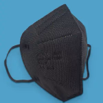 Jiada FFP2 fekete maszk, 20 db, hőnyomott, CE0370 thumbnail 3