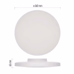 LED felületi lámpatest DIONI kerek, fehér, 18W, CCT thumbnail 3