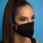 Jiada FFP2 fekete maszk, 20 db, hőnyomott, CE0370 thumbnail 1