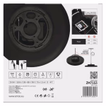 LED-es felületi lámpatest DIONI kerek, fekete, 15W, változtatható CCT-vel thumbnail 4