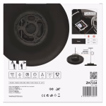 LED-es felületi lámpatest DIONI kerek, fekete, 18W, változtatható CCT-vel thumbnail 4