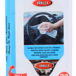 ALL RIDE Nedves törlőkendő 20db, belső, vanilía illatú thumbnail 1