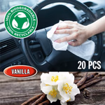 ALL RIDE Nedves törlőkendő 20db, belső, vanilía illatú thumbnail 2