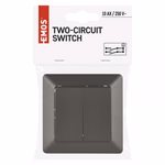 EMOS Soros kapcsoló, antracit thumbnail 5