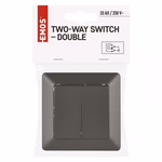EMOS dupla váltókapcsoló, antracit thumbnail 5