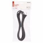 EMOS Szerelhető vezeték gumi/neoprén 2×1mm2, 3m, fekete thumbnail 3