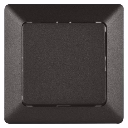 EMOS Nyomógomb 1/0 - csengő, antracit - Image 1 of 5