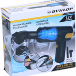 DUNLOP Porszívó autós 12V 30x5,5x16cm 3500KPA 3 méteres kábel 2 féle thumbnail 1