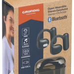 GRUNDIG Bluetooth fülhallgató fekete 