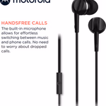 MOTOROLA Fülhallgató EARBUDS 105 Fekete 1x2x125cm 51gr sztereó + mikrofon  thumbnail 7