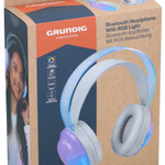GRUNDIG Bluetooth Fejhallgató RGB színváltó 300mAh